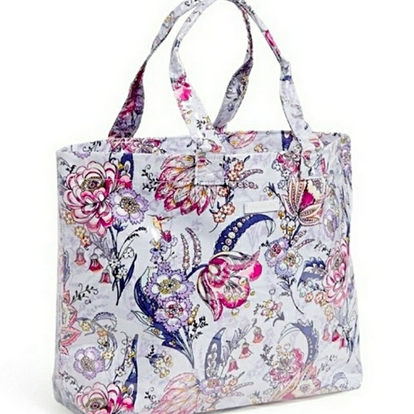 Last 1☆NWT Beautiful VERA BRADLEY ~Hummingbird Park City Shopper Tote~XL - Picture 5 of 12